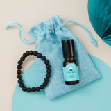 The Mindfulness Set with lava gemstone bracelet and Mind Spa pulse point roll-on