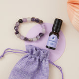 The Dreamy Set with Amethyst Bracelet And Sweet Dreams Roller