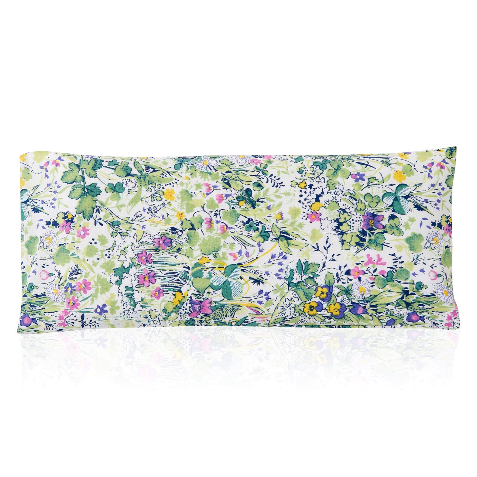 Relaxation Eye Pillow Green Garden Pattern