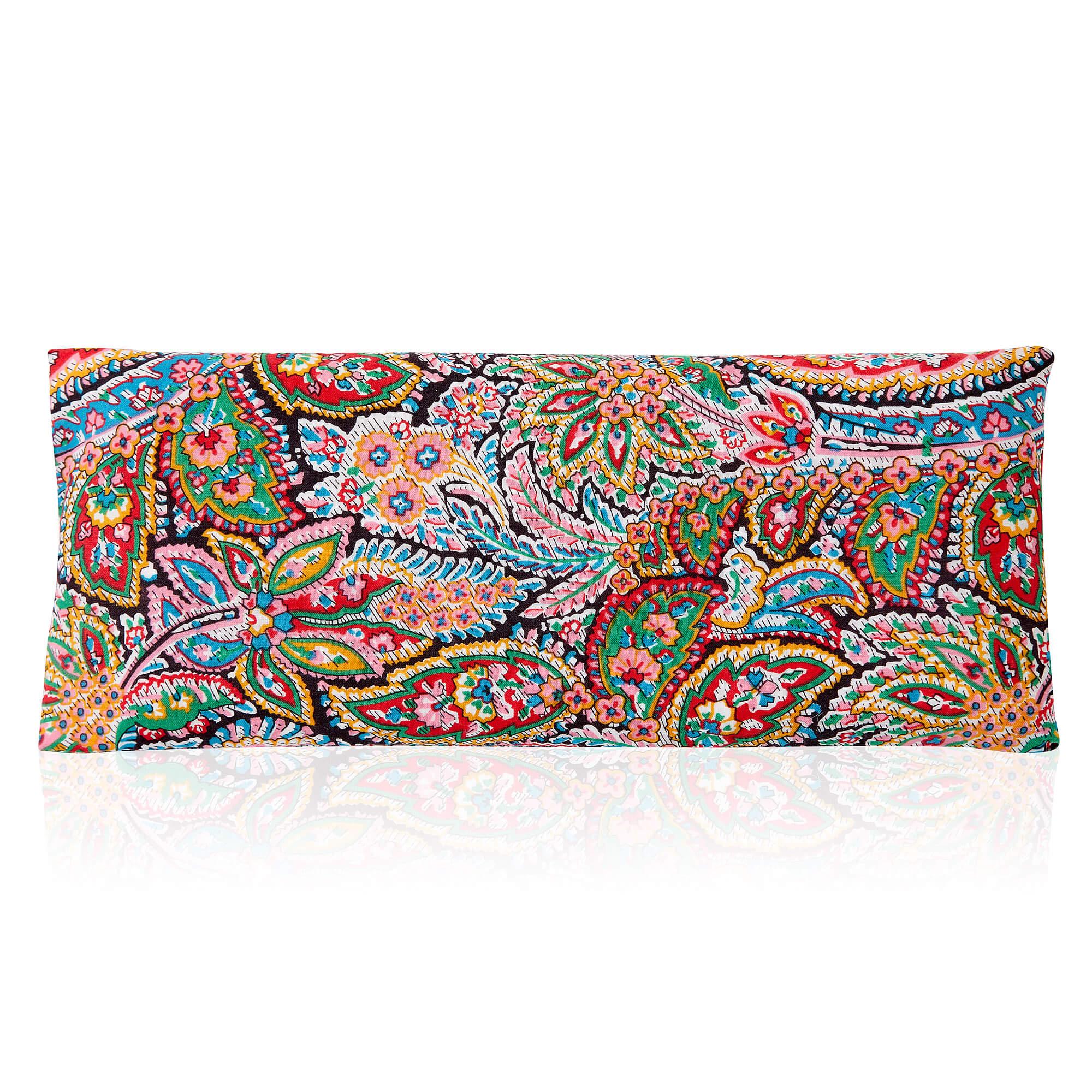 Relaxation Eye Pillow Red Paisley Pattern