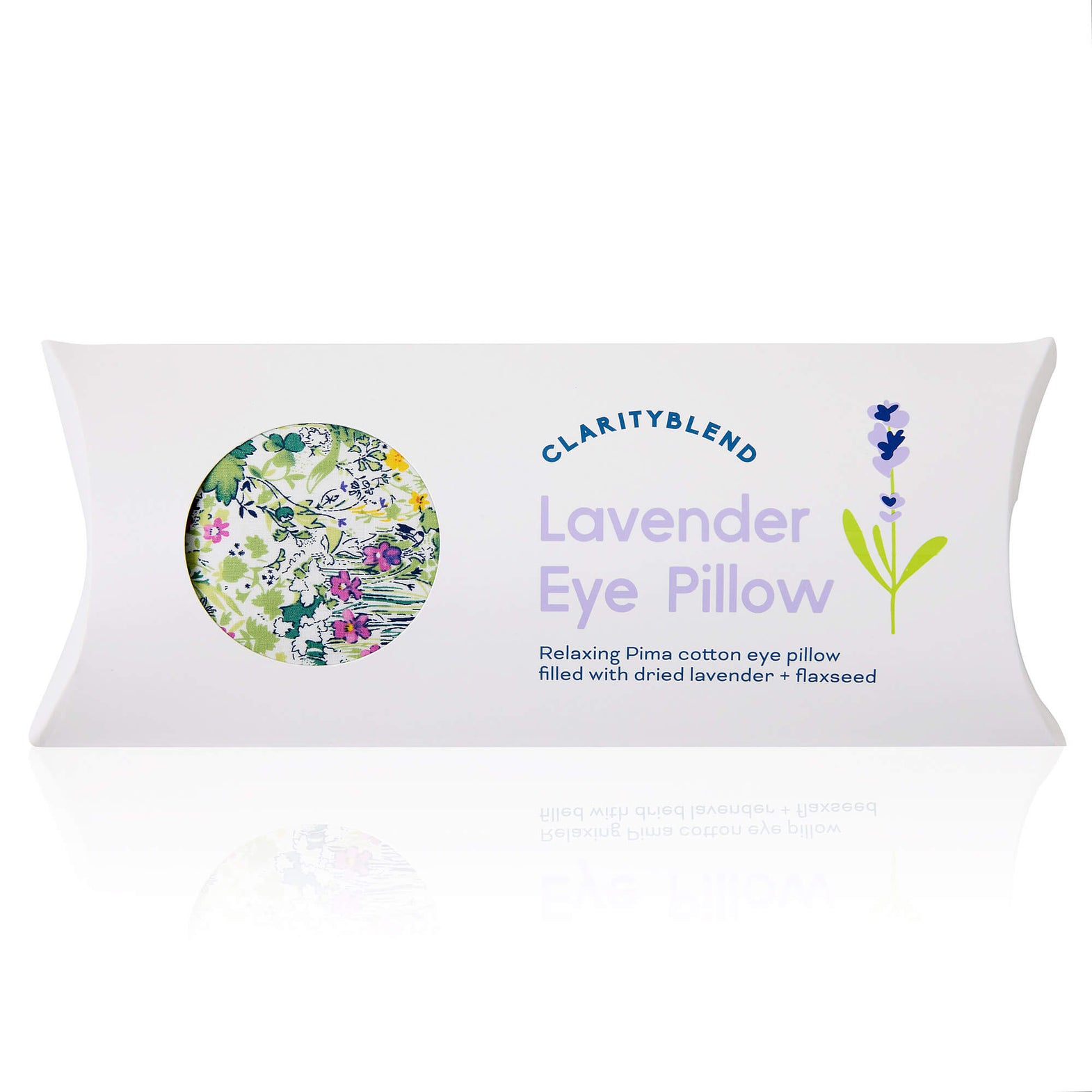 Relaxation Eye Pillow Green Garden Pattern