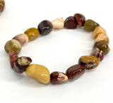 The Heart Chakra set with mookaite gemstone bracelet and a pulse point roll-on